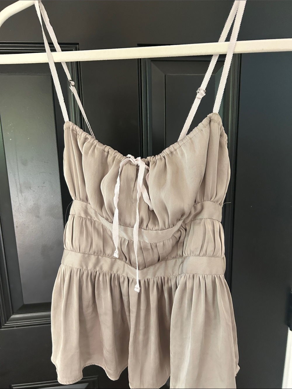 Kimchi Blue Taupe Ruched Camisole